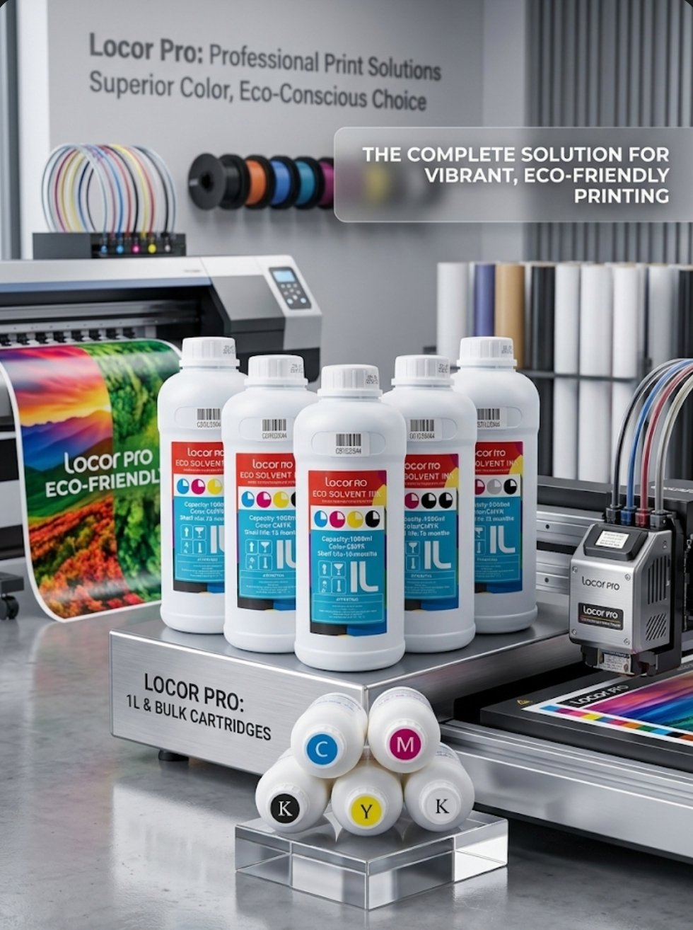 Encre Éco-Solvant LOCOR PRO 1L