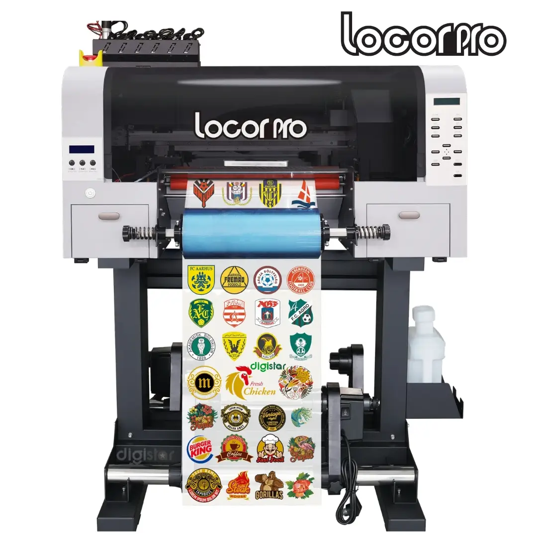 Imprimante UV DTF LocorPro 30 cm A3 1 Tête Epson I3200 UHD LOCOR PRO