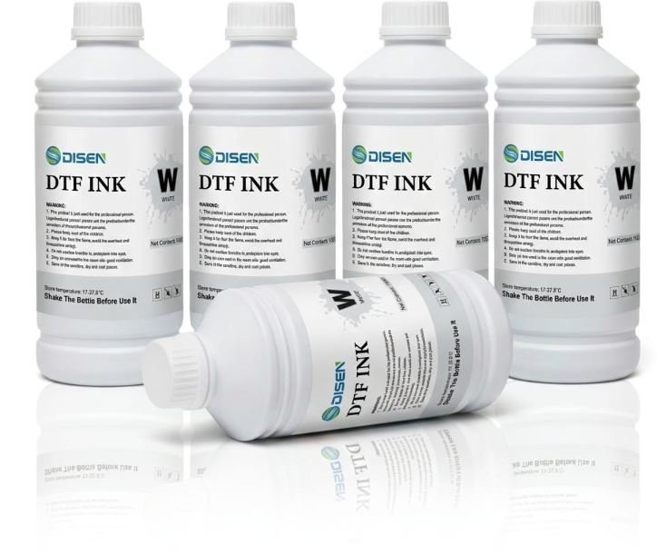 Encre Disen DTF 1000 ml pour film de transfert PET DTF compatible avec les têtes d'impression Epson